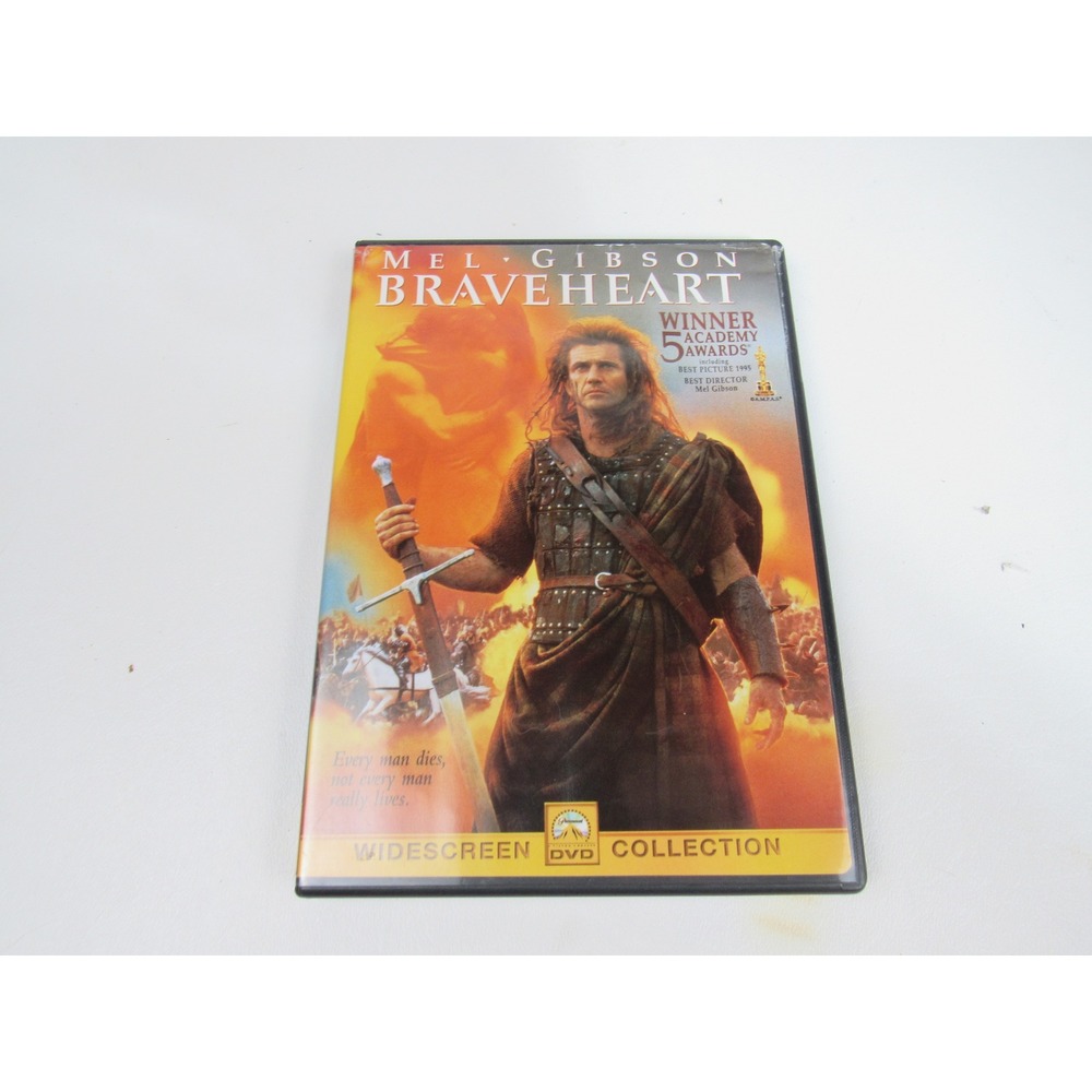 Braveheart DVD Paramount Widescreen Collection Mel Gibson Academy Award Winner